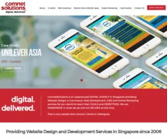 Comnet.com.sg(Comnet Solutions) Screenshot