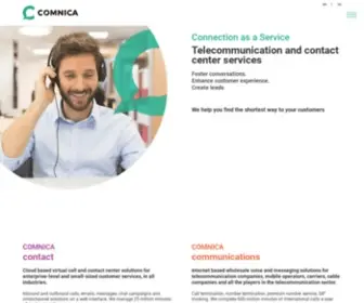 Comnica.com(Call Center Platform for all Industries) Screenshot