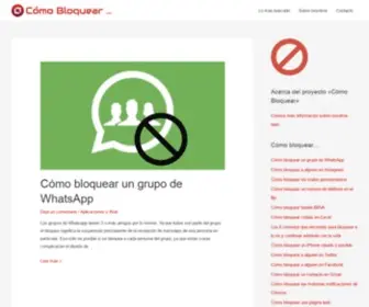 Como-Bloquear.com(Cómo Bloquear) Screenshot