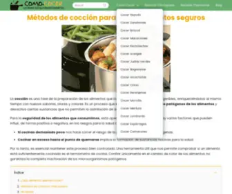 Como-Cocer.com(Cómo Cocer Alimentos) Screenshot