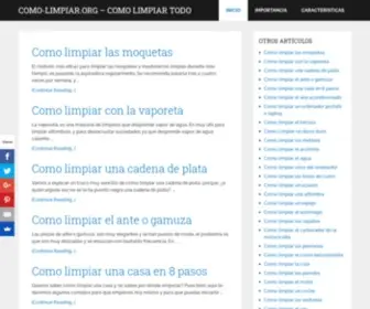 Como-Limpiar.org(Como Limpiar) Screenshot