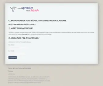 Comoaprendermaisrapido.com(Como Aprender Mais Rápido) Screenshot