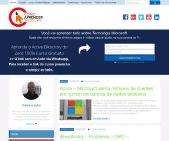 Comoaprenderwindows.com.br(Como Aprender Windows) Screenshot