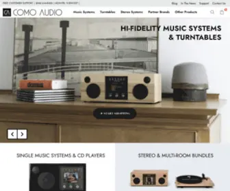 Comoaudio.com(Como Audio) Screenshot