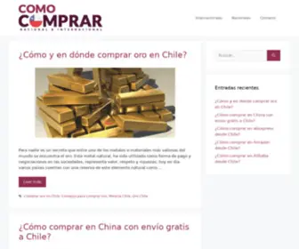 Comocomprar.cl(Como comprar en Chile) Screenshot