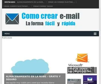 Comocrearemail.com(Como Crear Email) Screenshot