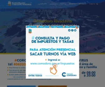 Comodoro.gov.ar(Municipalidad de Comodoro Rivadavia) Screenshot