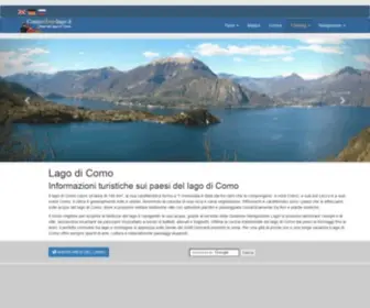 Comoeilsuolago.it(Lago di Como guida turistica ai paesi del Lario) Screenshot