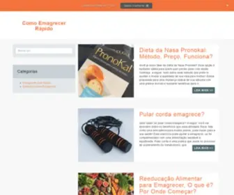 Comoemagrecerrapido.com.br(Como) Screenshot