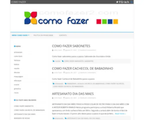 Comofazer2.com(Comofazer2) Screenshot