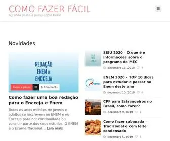 Comofazerfacil.com.br(Como Fazer Fácil) Screenshot