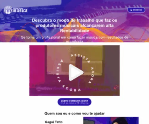 Comofazermusica.com(Como fazer música) Screenshot