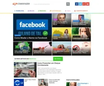 Comofazer.net(Como Fazer) Screenshot