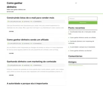 Comoganhardinheiro101.com(Como ganhar dinheiro) Screenshot