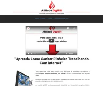 Comoganhardinheirointernet.com(Como Ganhar Dinheiro na Internet) Screenshot