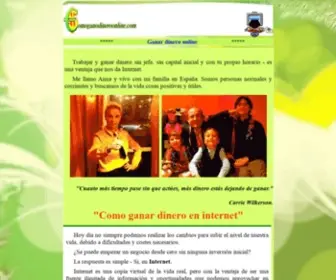 Comoganodineroonline.com(Como ganar dinero online) Screenshot