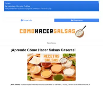 Comohacersalsa.net(Salsas) Screenshot