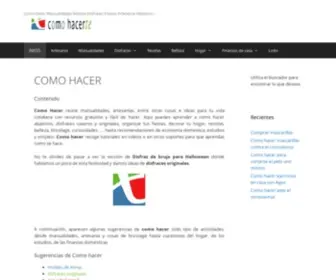 Comohacerte.com(Como hacer) Screenshot