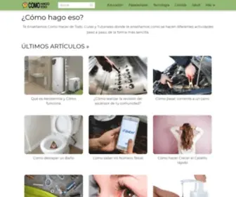 Comohagoeso.com(Comohagoeso) Screenshot