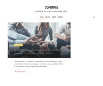 Comoinis.com(An impartial take on politics and current events) Screenshot