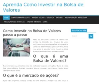 Comoinvestirnabolsa.net(Aprenda como Investir na Bolsa de Valores) Screenshot
