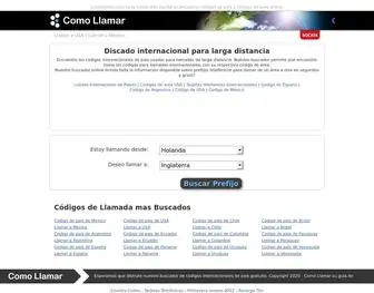 Comollamar.com(Como Llamar) Screenshot