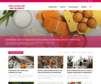 Comollevarunavidasaludable.es(Inicio) Screenshot