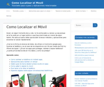 Comolocalizarmovil.net(Cómo localizar un Celular Android) Screenshot