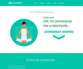 Comomeditar.org(Cómo Meditar) Screenshot