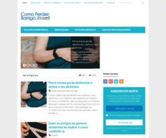 Comoperderbarrigaja.com(Como Perder Barriga e Emagrecer de Vez) Screenshot