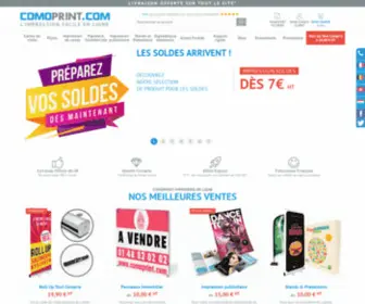 Comoprint.com(Imprimerie pas cher en ligne et à Paris) Screenshot