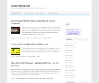 Comorecuperar.com(Como recuperar Whatsapp) Screenshot