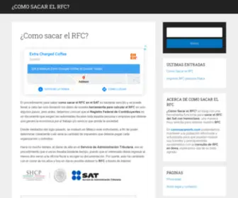 Comosacarelrfc.com(¿Como) Screenshot