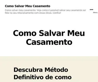 Comosalvaromeucasamento.com(Como salvar meu casamento) Screenshot