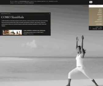Comoshambhala.com(Wellness Retreat) Screenshot