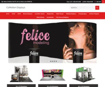 Comotiondisplays.com(CoMotion Displays) Screenshot