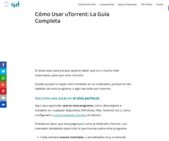 Comousarutorrent.com(Aprende c) Screenshot