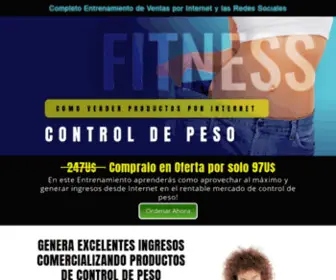 Comovenderproductosporinternet.com(Como Vender productos de Nutrición y Control de Peso) Screenshot