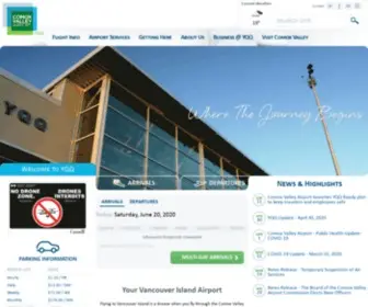 Comoxairport.com(Comox Airport) Screenshot