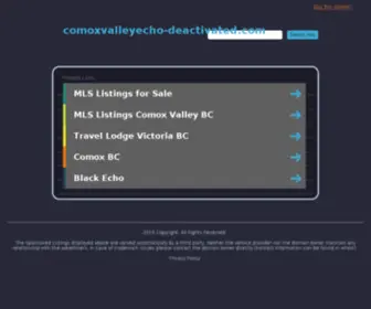 Comoxvalleyecho.com(Comox Valley Echo) Screenshot