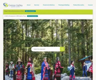 Comoxvalleyrd.ca(Comox Valley Regional District) Screenshot