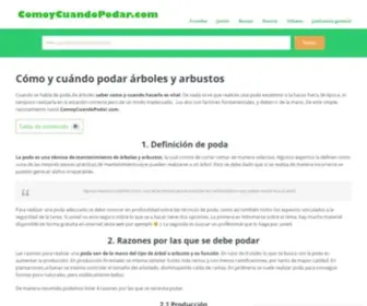 Comoycuandopodar.com(▷) Screenshot