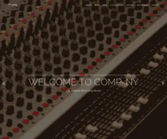 Comp-NY.com(Los Angeles Recording Studio) Screenshot
