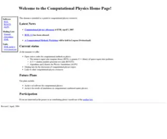 Comp-PHYS.org(Computational Physics) Screenshot