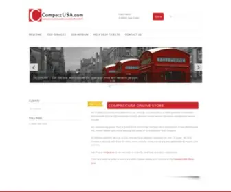 Compaccusa.com(Computers, accessories, services & more) Screenshot