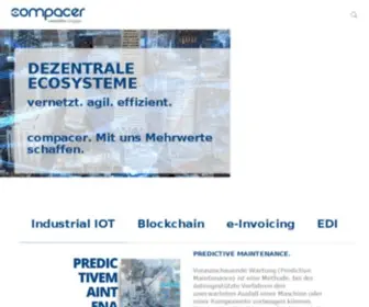 Compacer.com(Machen Sie Ihr Datenfluss fit für die Zukunft) Screenshot