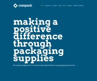 Compackusa.com(Positive Packaging Supplies & Solutions) Screenshot