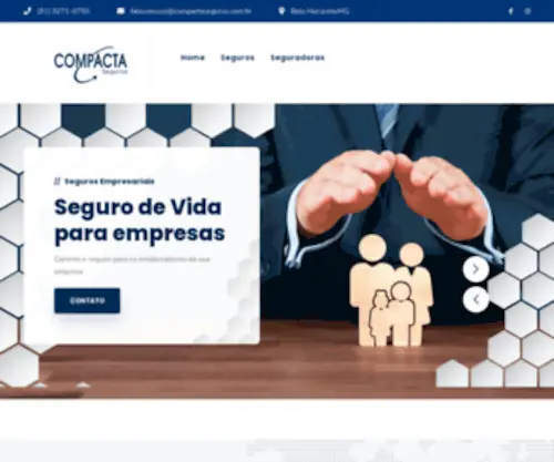 Compactaseguros.com.br(Compacta Seguros) Screenshot