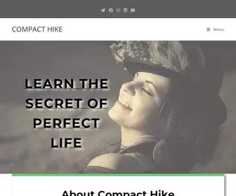 Compacthike.com(Web site created using create) Screenshot