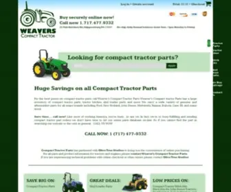 Compactractorparts.com(Weaver's Compact Tractor Parts & Compact Tractor Salvage) Screenshot